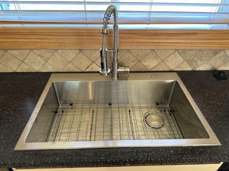 Kitchen sink replacement completed by HandyPro of NWA in Rogers, AR