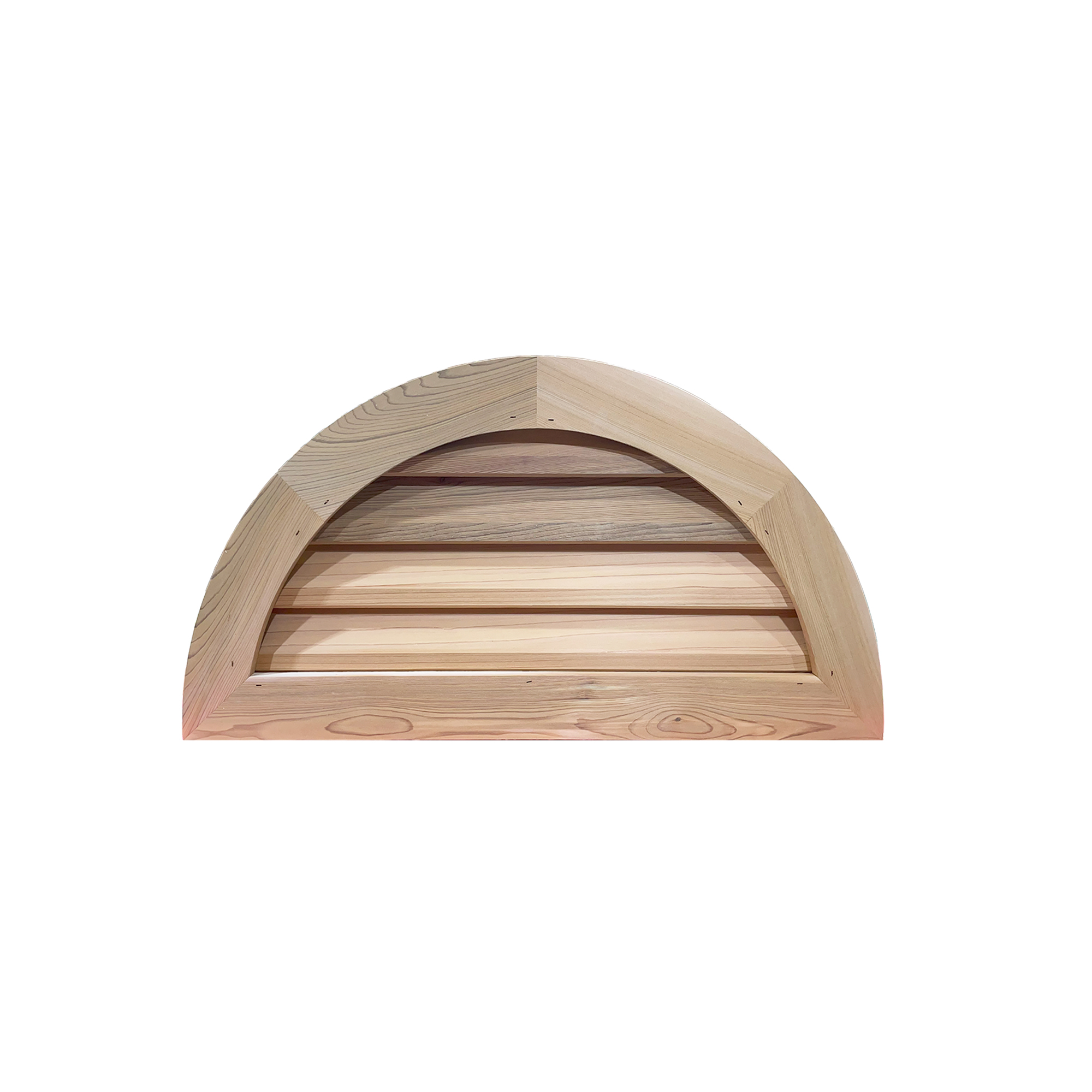 Cedar half-round gable vent